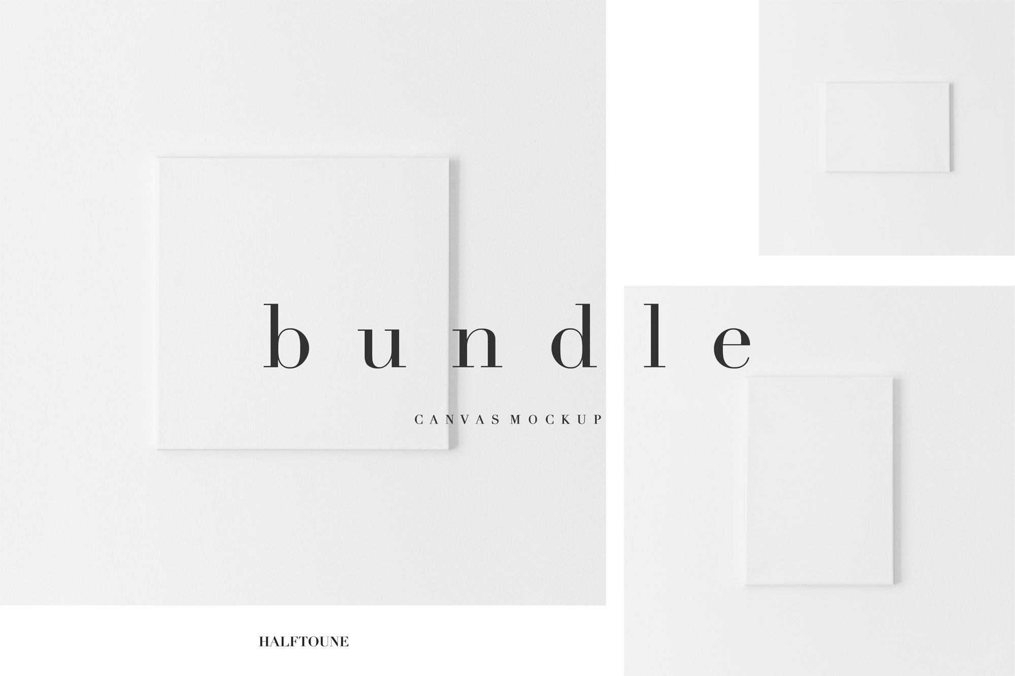 Clean & Minimal Canvas Mock Bundle